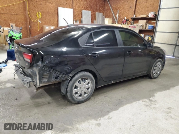 2021 Kia Rio LX with VIN 3KPA24AD3ME383002, listed as a Copart auction lot 51112755 with 55,622 mi miles and Salvage Title. Bid and sale history available at carsss.com. Image 3.