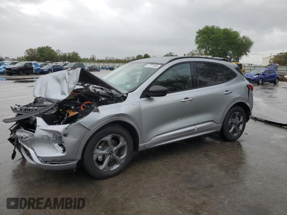 2024 Ford Escape ST-Line with VIN 1FMCU0MZXRUB50046, listed as a Copart auction lot 47751805 with 97 mi miles and Non Repairable. Bid and sale history available at DreamBid. Image 1.