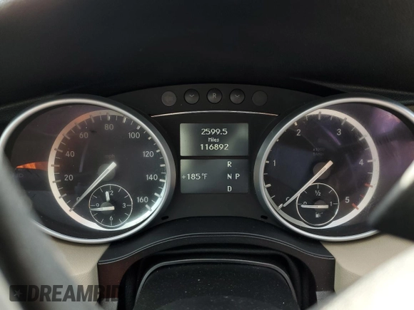 2011 Mercedes-Benz R 350 with VIN 4JGCB2FEXBA128759, listed as a Copart auction lot 74348994 with 116,892 mi miles and Salvage title. Bid and sale history available at DreamBid. Image 9.
