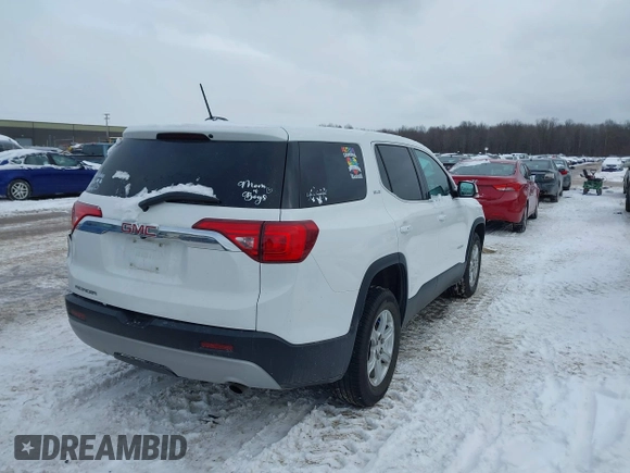 2019 GMC Acadia SLE with VIN 1GKKNKLA4KZ232467, listed as a IAAI auction lot 41611939 with 65,218 mi miles. Bid and sale history available at carsss.com. Image 4.
