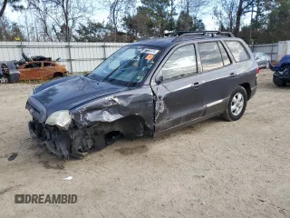 2005 Hyundai Santa Fe GLS with VIN KM8SC13E35U984186, listed as a Copart auction lot 86666474 with 166,965 mi miles and Salvage Title. Bid and sale history available at carsss.com. Image 1.