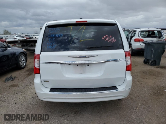 2016 Chrysler Town & Country Touring with VIN 2C4RC1BG4GR296879, listed as a Copart auction lot 47039544 with 93,835 mi miles and Salvage Title. Bid and sale history available at DreamBid. Image 6.