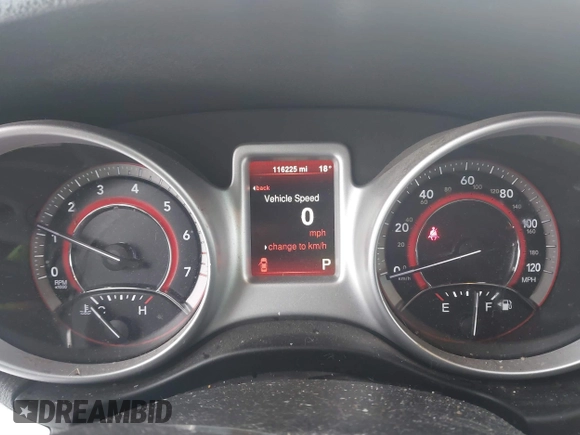 2016 Dodge Journey SXT with VIN 3C4PDDBGXGT121832, listed as a IAAI auction lot 41234748 with 116,225 mi miles and . Bid and sale history available at DreamBid. Image 7.