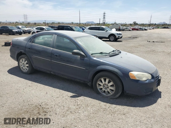 2005 Chrysler Sebring z VIN 1C3EL66R35N707954, wystawiony jako Copart lot #58872565 z przebiegiem 72 198 mil mil oraz Czysty tytuł • Clean title. Historia ofert i sprzedaży dostępna na DreamBid. Obrazek 4.