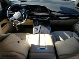 2021 Cadillac Escalade Premium Luxury with VIN 1GYS3CKL9MR471651, listed as a Copart auction lot 44301275 with 24,328 mi miles and Salvage Title. Bid and sale history available at carsss.com. Image 8.