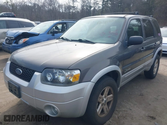 2005 Ford Escape Hybrid with VIN 1FMCU96H55KC23712, listed as a IAAI auction lot 41709080 with 164,281 mi miles and . Bid and sale history available at DreamBid. Image 2.