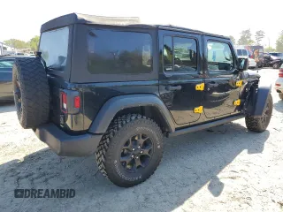 2022 Jeep Wrangler Unlimited Sport S with VIN 1C4HJXDG8NW130208, listed as a Copart auction lot 52572095 with 111,128 mi miles and Salvage Title. Bid and sale history available at DreamBid. Image 3.