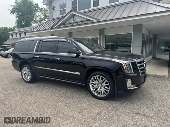 2015 Cadillac Escalade ESV Premium with VIN 1GYS4JKJ1FR272533, listed as a Copart auction lot 60347085 with 227,892 mi miles and Clean title. Bid and sale history available at DreamBid. Image 1.
