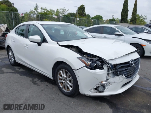 2016 Mazda 3 i Grand Touring z VIN 3MZBM1X78GM265081, wystawiony jako IAAI lot #42108064 z przebiegiem 38 633 mil mil oraz . Historia ofert i sprzedaży dostępna na DreamBid. Obrazek 1.