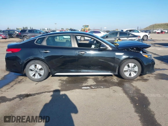 2018 Kia Optima Hybrid Premium with VIN KNAGT4LE7J5023233, listed as a IAAI auction lot 41276207 with 152,381 mi miles. Bid and sale history available at carsss.com. Image 13.