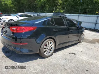 2015 Kia Optima SX Turbo with VIN 5XXGR4A60FG381919, listed as a Copart auction lot 57703285 with Not provided miles and Salvage title. Bid and sale history available at DreamBid. Image 3.
