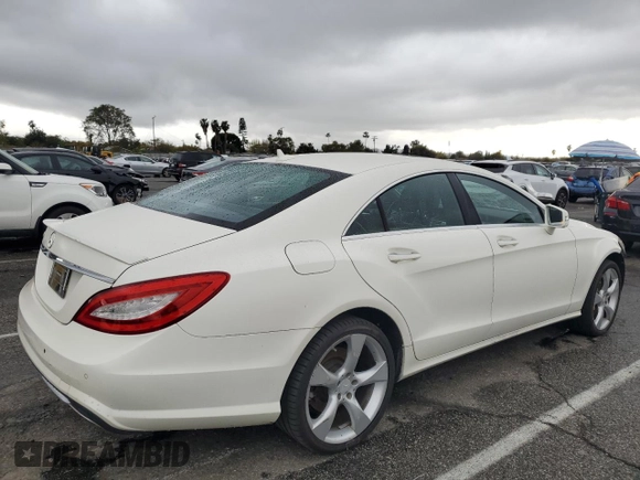 2014 Mercedes-Benz CLS-Class CLS 550 with VIN WDDLJ7DB4EA096737, listed as a Copart auction lot 49241825 with 122,836 mi miles and Salvage Title. Bid and sale history available at carsss.com. Image 3.