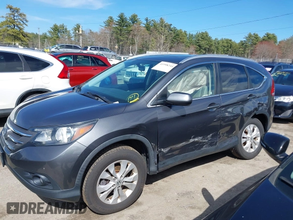2013 Honda CR-V EX-L with VIN 2HKRM4H73DH656366, listed as a IAAI auction lot 41998244 with 124,864 mi miles. Bid and sale history available at carsss.com. Image 14.