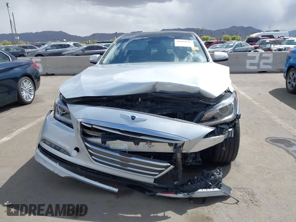 2016 Hyundai Genesis 3.8L with VIN KMHGN4JEXGU137527, listed as a IAAI auction lot 41959117 with 70,111 mi miles and . Bid and sale history available at DreamBid. Image 6.