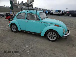 1972 Volkswagen Beetle with VIN 1122616914, listed as a Copart auction lot 50631545 with 38,604 mi miles and Salvage Title. Bid and sale history available at DreamBid. Image 4.