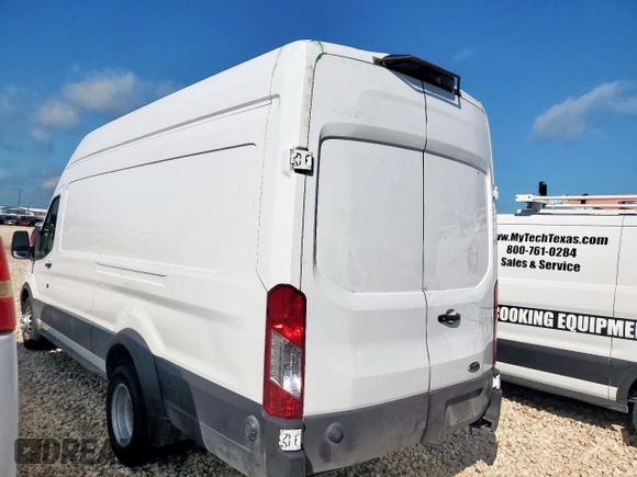 2023 Ford Transit Cargo with VIN 1FTRU8XGXPKC05787, listed as a Copart auction lot 59768665 with 24,845 mi miles and Salvage title. Bid and sale history available at DreamBid. Image 2.