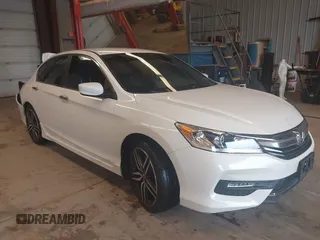 2016 Honda Accord Sport z VIN 1HGCR2F55GA027833, wystawiony jako IAAI lot #42182388 z przebiegiem 182 981 mil mil oraz . Historia ofert i sprzedaży dostępna na DreamBid. Obrazek 1.