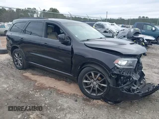 2018 Dodge Durango GT with VIN 1C4RDHDG0JC413831, listed as a IAAI auction lot 41340661 with 92,212 mi miles and . Bid and sale history available at DreamBid. Image 1.