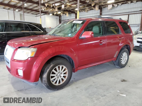2010 Mercury Mariner Premier with VIN 4M2CN8H78AKJ11460, listed as a Copart auction lot 78660474 with 0 mi miles and Clean Title. Bid and sale history available at carsss.com. Image 1.
