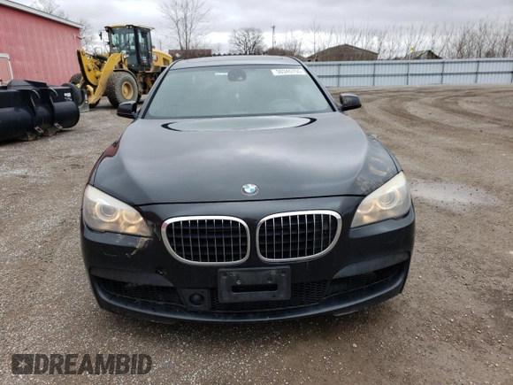2011 BMW 7 Series 750Li xDrive with VIN WBAKC8C51BC433184, listed as a Copart auction lot 50345755 with 257,206 mi miles and Clean Title. Bid and sale history available at carsss.com. Image 5.