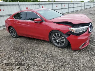 2018 Acura TLX with VIN 19UUB2F34JA003764, listed as a Copart auction lot 56737545 with 143,011 mi miles and Clean title. Bid and sale history available at DreamBid. Image 4.