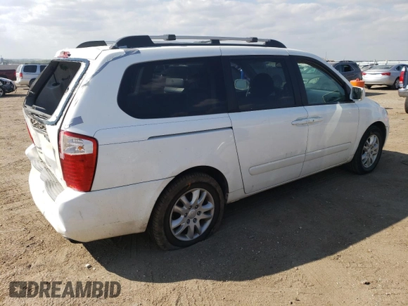 2007 Kia Sedona EX with VIN KNDMB233976167395, listed as a Copart auction lot 68980314 with 119,141 mi miles and Salvage Title. Bid and sale history available at carsss.com. Image 3.