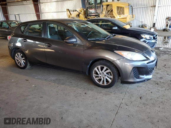2012 Mazda 3 i Touring with VIN JM1BL1L82C1568109, listed as a Copart auction lot 49119925 with 175,297 mi miles and Salvage Title. Bid and sale history available at DreamBid. Image 4.