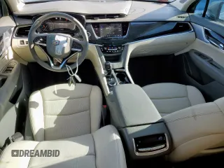 2024 Cadillac XT6 FWD Premium Luxury with VIN 1GYKPCRS7RZ704046, listed as a Copart auction lot 62534055 with 25,644 mi miles and Salvage title. Bid and sale history available at DreamBid. Image 8.