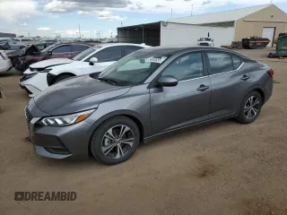 2023 Nissan Sentra SV z VIN 3N1AB8CV2PY252047, wystawiony jako Copart lot #54949635 z przebiegiem 47 353 mil mil oraz Szkoda całkowita • Salvage title. Historia ofert i sprzedaży dostępna na DreamBid. Obrazek 1.