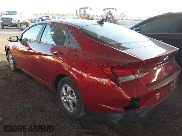 2023 Hyundai Elantra SE with VIN KMHLL4AGXPU575731, listed as a IAAI auction lot 41472044 with 33,154 mi miles and . Bid and sale history available at DreamBid. Image 3.