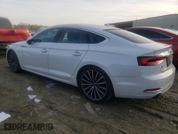 2018 Audi A5 Sportback Prestige z VIN WAUCNCF59JA062993, wystawiony jako Copart lot #41951095 z przebiegiem 70 238 mil mil oraz Szkoda całkowita • Salvage title. Historia ofert i sprzedaży dostępna na DreamBid. Obrazek 2.