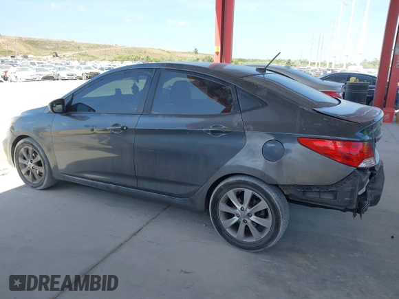 2012 Hyundai Accent GLS with VIN KMHCU4AE5CU246327, listed as a IAAI auction lot 42124657 with 139,287 mi miles. Bid and sale history available at carsss.com. Image 14.