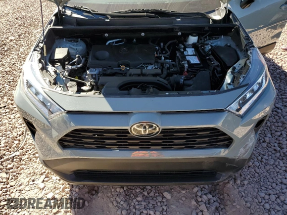 2021 Toyota RAV4 XLE with VIN 2T3W1RFV7MW109538, listed as a Copart auction lot 46489895 with 33,932 mi miles and Salvage Title. Bid and sale history available at carsss.com. Image 12.
