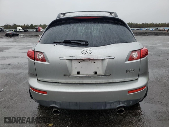 2004 Infiniti FX with VIN JNRAS08W04X214393, listed as a Copart auction lot 43375155 with Not Provided miles and Clean Title. Bid and sale history available at DreamBid. Image 6.
