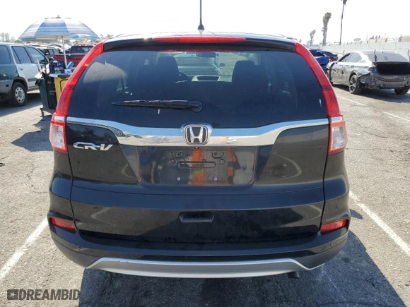 2015 Honda CR-V EX with VIN 3CZRM3H50FG703593, listed as a Copart auction lot 52141565 with 67,702 mi miles and Salvage Title. Bid and sale history available at carsss.com. Image 6.