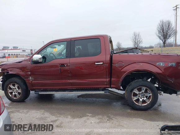 2015 Ford F-150 XLT with VIN 1FTEW1EF6FKE29664, listed as a IAAI auction lot 41548851 with 280,811 mi miles. Bid and sale history available at carsss.com. Image 14.