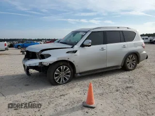 2019 Nissan Armada SV with VIN JN8AY2NC1K9585976, listed as a Copart auction lot 67952834 with 132,661 mi miles and Salvage Title. Bid and sale history available at carsss.com. Image 1.