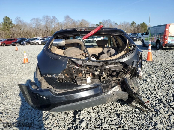2005 Nissan Murano S with VIN JN8AZ08W15W430048, listed as a Copart auction lot 43046805 with 238,007 mi miles and Salvage Title. Bid and sale history available at carsss.com. Image 6.