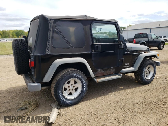 2004 Jeep Wrangler Sport with VIN 1J4FA49S74P746746, listed as a Copart auction lot 72678754 with 109,808 mi miles and Clean Title. Bid and sale history available at carsss.com. Image 3.
