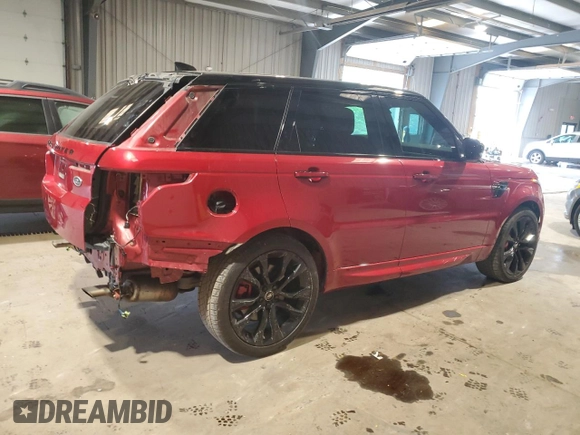 2019 Land Rover Range Rover Sport HST with VIN SALWS2SU9KA871937, listed as a Copart auction lot 59045735 with 63,852 mi miles and Salvage title. Bid and sale history available at DreamBid. Image 3.