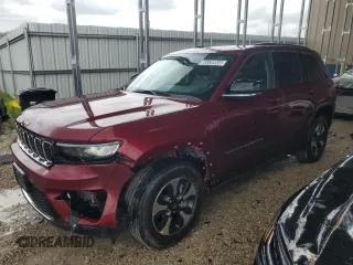 2024 Jeep Grand Cherokee with VIN 1C4RJYB62R8958351, listed as a Copart auction lot 65530065 with 47,366 mi miles and Clean title. Bid and sale history available at DreamBid. Image 1.