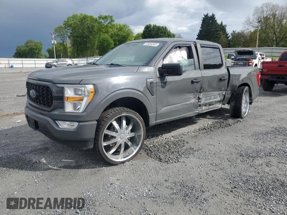 2021 Ford F-150 XL с VIN 1FTEW1CP7MFC76259, выставлен на аукционе Copart как лот 52684345 с пробегом 35 108 миль миль и Списание • Salvage title. История ставок и продаж доступна на DreamBid. Изображение 1.