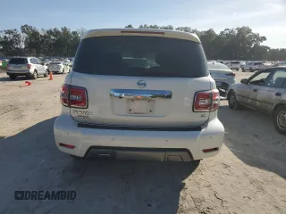 2020 Nissan Armada SL with VIN JN8AY2ND8L9109346, listed as a Copart auction lot 43010145 with 32,268 mi miles and Salvage Title. Bid and sale history available at carsss.com. Image 6.