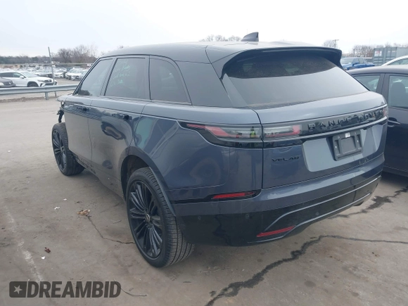 2025 Land Rover Range Rover Velar Dynamic SE with VIN SALYL2EX9SA398049, listed as a IAAI auction lot 41375784 with 7,985 mi miles and . Bid and sale history available at DreamBid. Image 3.