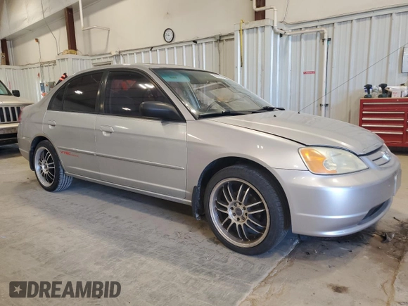 2003 Honda Civic EX with VIN 2HGES25783H608917, listed as a Copart auction lot 88265685 with 170,042 mi miles and Non Repairable. Bid and sale history available at DreamBid. Image 4.