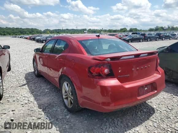 2014 Dodge Avenger SE with VIN 1C3CDZAB5EN162047, listed as a Copart auction lot 58381105 with 143,626 mi miles and Salvage title. Bid and sale history available at DreamBid. Image 2.