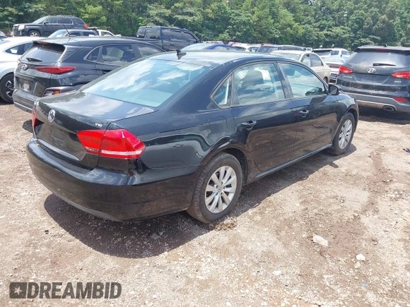 2014 Volkswagen Passat S with VIN 1VWAT7A38EC106972, listed as a IAAI auction lot 42549123 with 166,562 mi miles and . Bid and sale history available at DreamBid. Image 4.