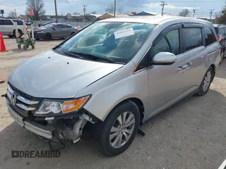 2015 Honda Odyssey EX-L with VIN 5FNRL5H61FB010289, listed as a IAAI auction lot 41887660 with 177,172 mi miles and . Bid and sale history available at carsss.com. Image 18.