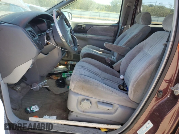 1998 Toyota Sienna LE with VIN 4T3ZF13C6WU021800, listed as a Copart auction lot 50575625 with 225,106 mi miles and Salvage Title. Bid and sale history available at DreamBid. Image 7.