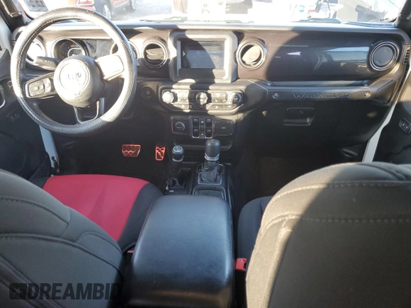 2020 Jeep Wrangler Unlimited Willys with VIN 1C4HJXDN9LW154108, listed as a Copart auction lot 84794694 with 64,609 mi miles and Salvage title. Bid and sale history available at DreamBid. Image 8.